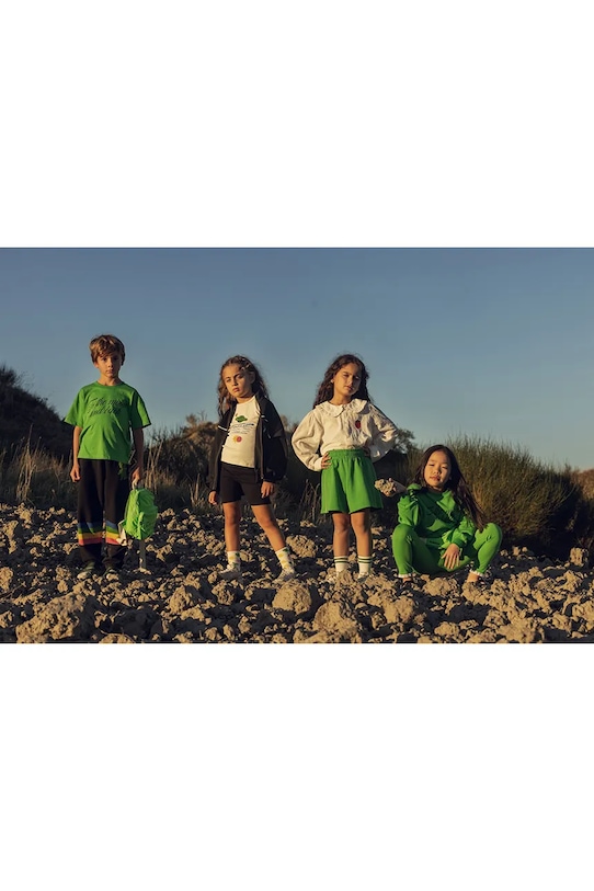 Mini Rodini t-shirt bawełniany dziecięcy Space tour 26220147