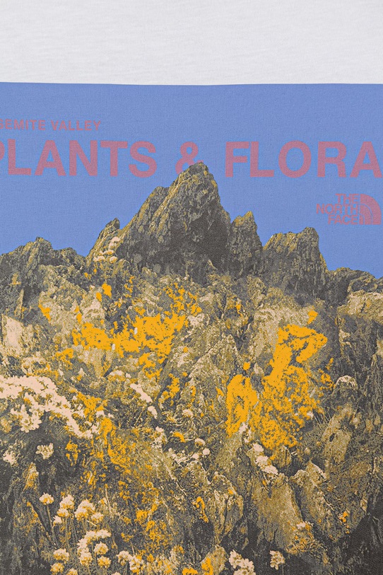 Deklice The North Face kratka majica otroška bombažna G FLORA RELAXED SS TEE NF0A8G1MFN41 bela