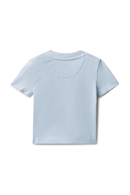 Calvin Klein Jeans kratka majica za dojenčke z bombažem LVCKSJA47B.PPY2 modra SS26