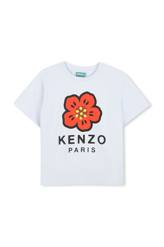 Kenzo Kids gyerek pamut póló pamut kék K61698.162
