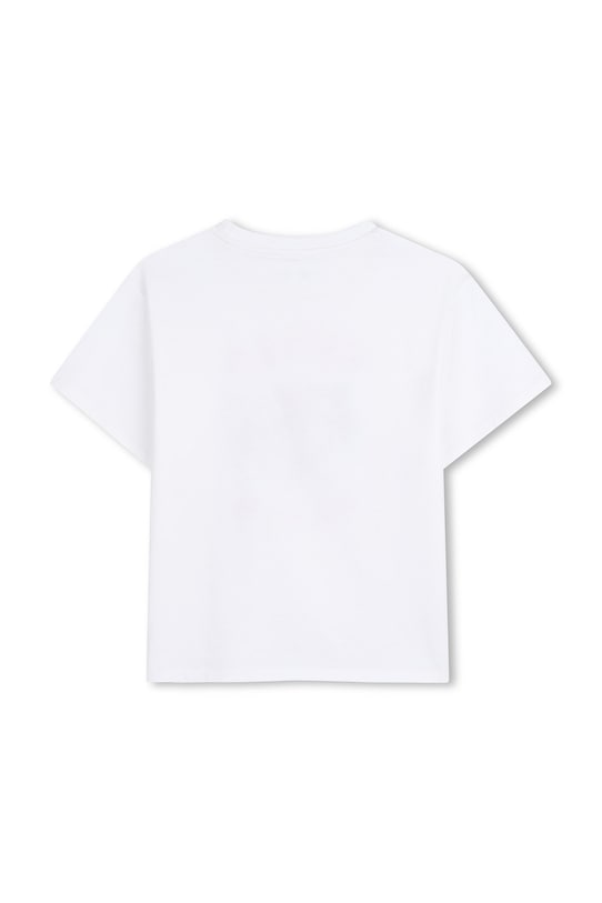 Kenzo Kids gyerek pamut póló K61676.162 fehér SS26