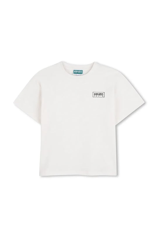 Detské bavlnené tričko Kenzo Kids bavlna biela K61681.86.108