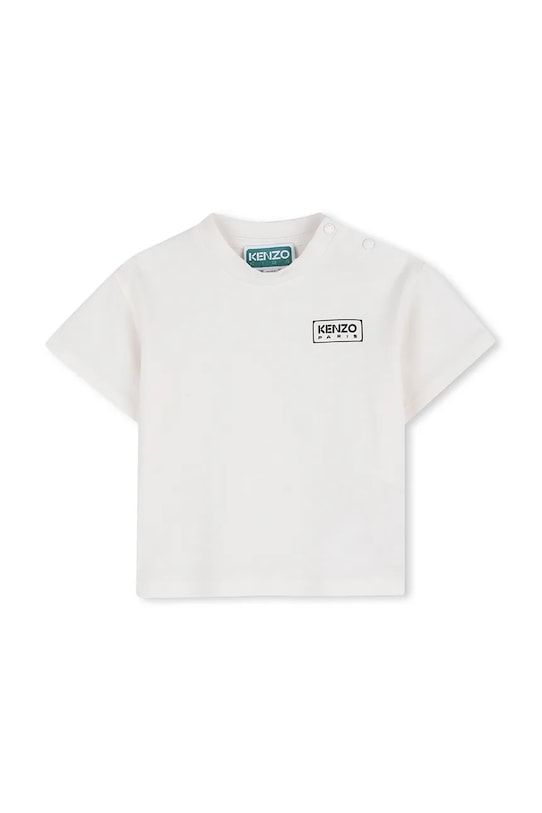 Detské bavlnené tričko Kenzo Kids bavlna biela K61724.71.81