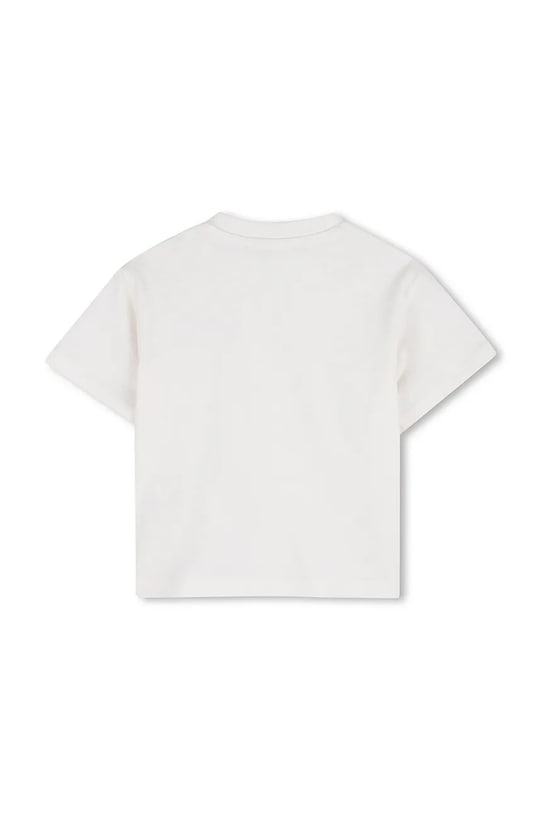 Detské bavlnené tričko Kenzo Kids K61724.71.81 biela SS26