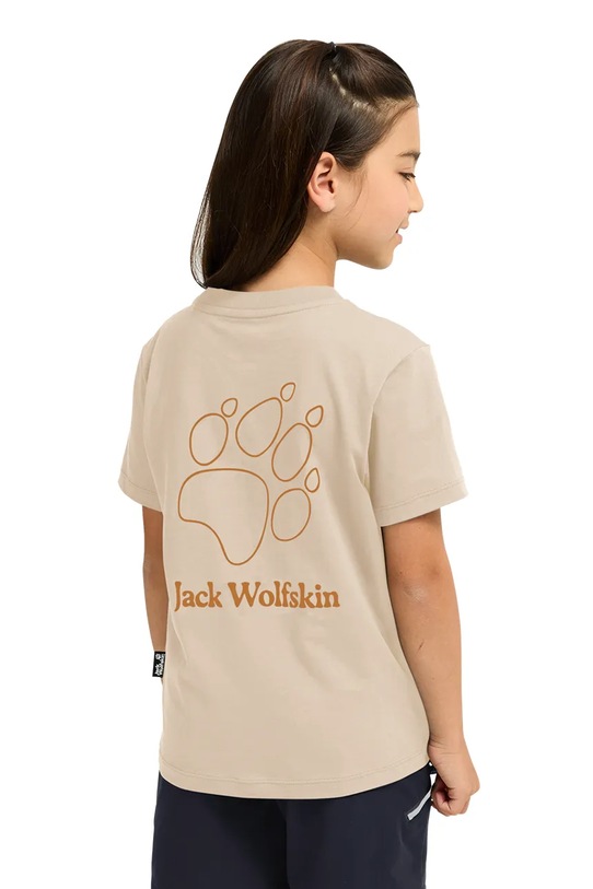 Jack Wolfskin t-shirt dziecięcy bawełniany PAW T K A65937.104.152