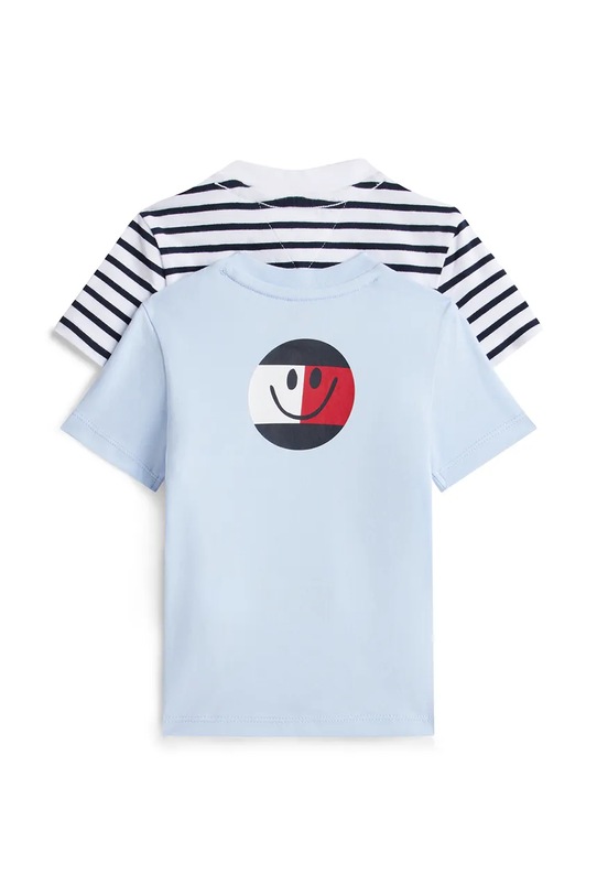 Tommy Hilfiger t-shirt dziecięcy 2-pack KN0KN02378.PPY2 niebieski SS26