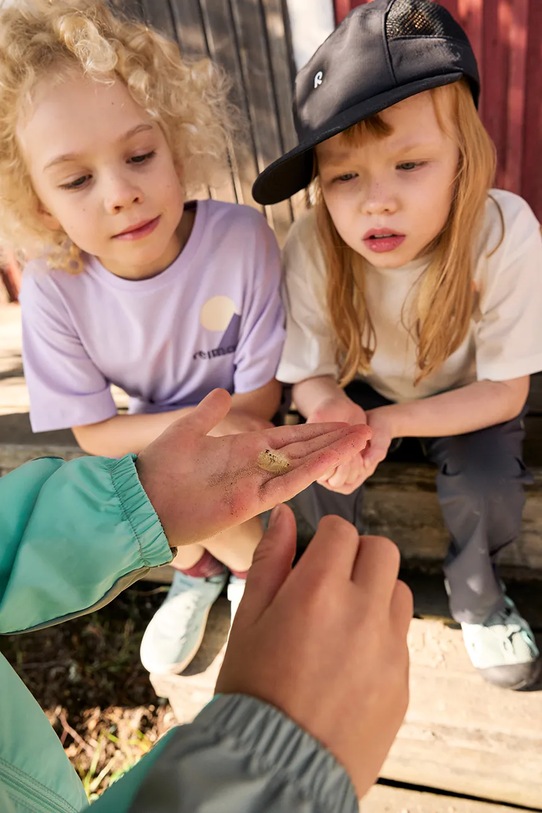 Reima t-shirt dziecięcy z bawełną Ikioma biały 5200474A.PPY2