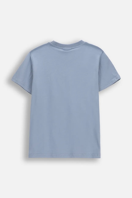 Detské bavlnené tričko Coccodrillo WC6143212VBA modrá SS26