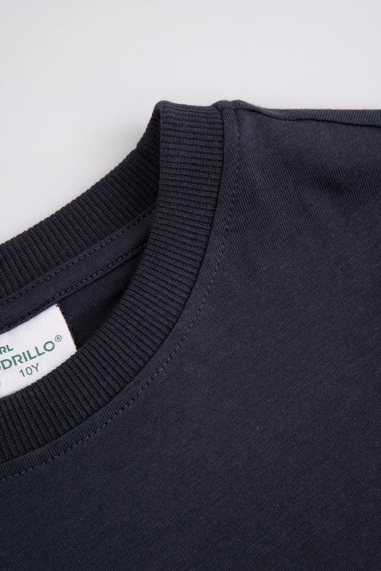 Момче Детска памучна тениска Coccodrillo WC6143222VBA сив