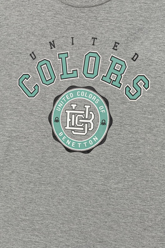 BIMBA United Colors of Benetton T-shirt per bambini in cotone 3I1XC10S4.G.Stagionale grigio