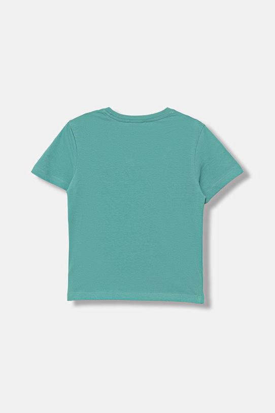 United Colors of Benetton t-shirt dziecięcy z bawełną 3I1XG10LK.P.Stagionale turkusowy SS26