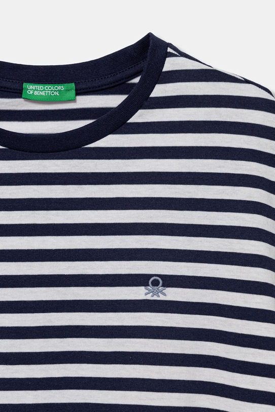 Chlapec United Colors of Benetton tričko detské bavlnené 39IAC10S8.G.Stagionale tmavomodrá