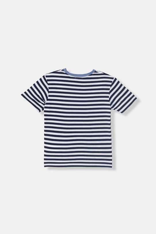 United Colors of Benetton T-shirt dziecięcy bawełniany 39IAG10LL.P.Stagionale granatowy SS26