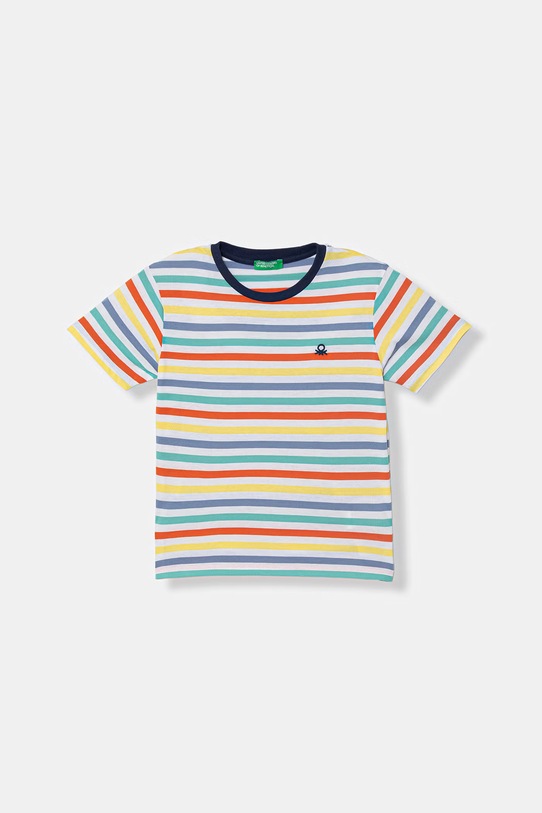 United Colors of Benetton T-shirt dziecięcy bawełniany multicolor 39IAG10LL.P.Stagionale