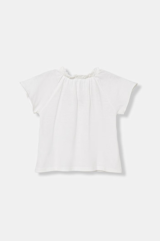 United Colors of Benetton majica za djecu s pamukom 34I0G10MQ.P.Stagionale bijela SS26