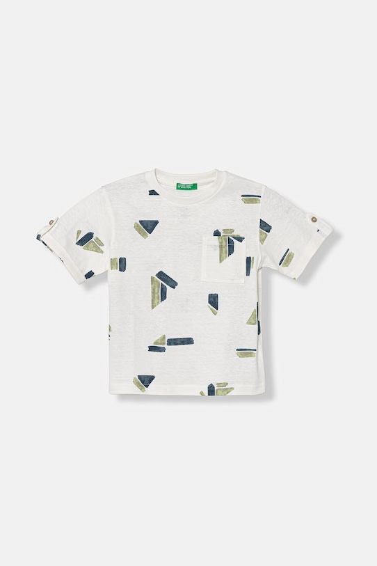 United Colors of Benetton tričko detské s bavlnou biela 39TPG10MT.P.Stagionale