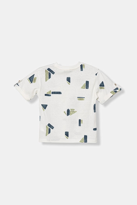 United Colors of Benetton tričko detské s bavlnou 39TPG10MT.P.Stagionale biela SS26