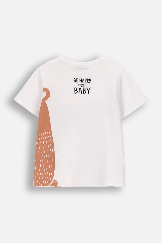 Coccodrillo T-shirt παιδικό με βαμβάκι WC6143201HUN μπεζ SS26