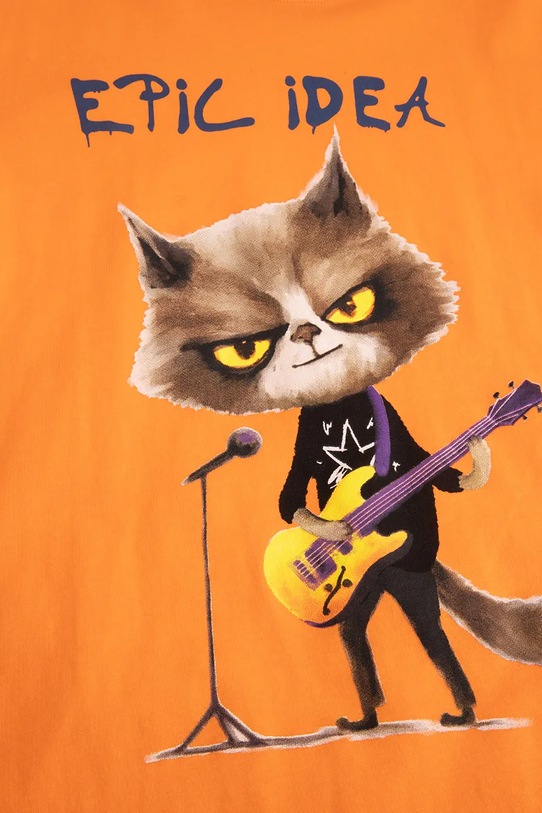 Coccodrillo tričko detské bavlnené oranžová WC6143216VBB