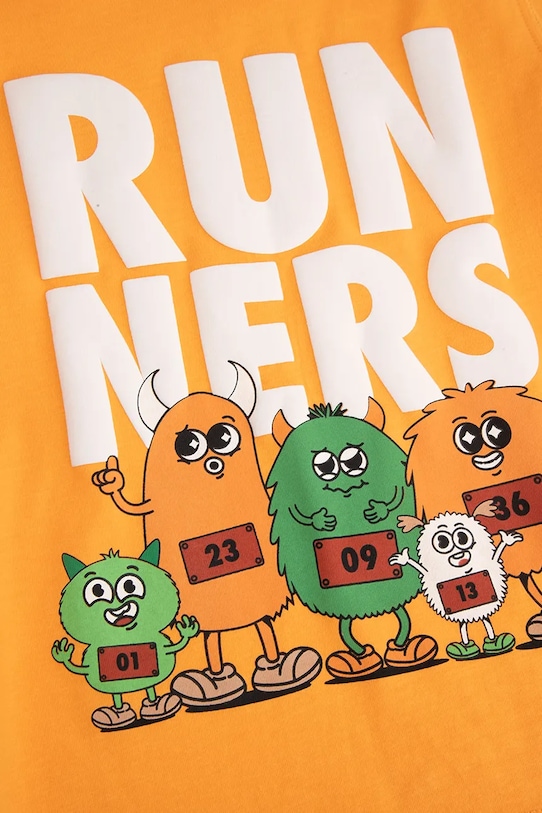 Coccodrillo tričko detské bavlnené oranžová WC6143204IBK