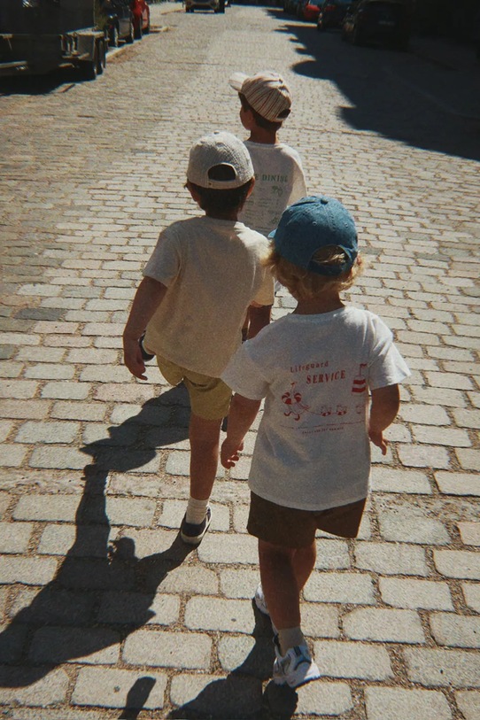 Konges Sløjd тениска за деца с ленена смес ERA TEE OCS KS105359.PPY2