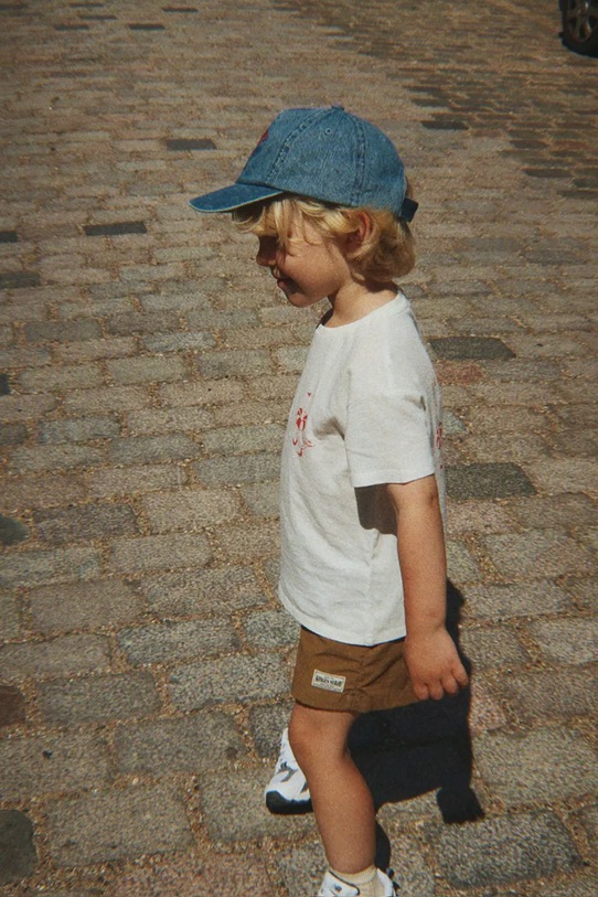 Konges Sløjd тениска за деца с ленена смес ERA TEE OCS KS105359.PPY2