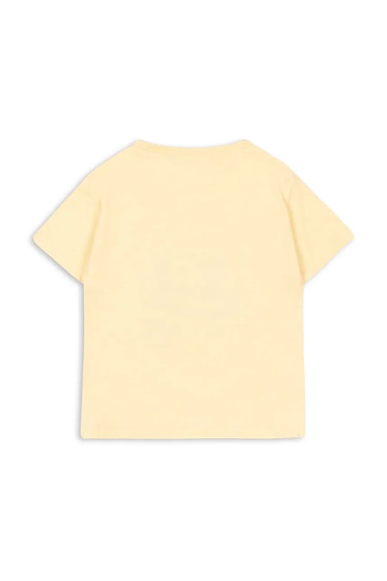 Момче Konges Sløjd тениска за деца с ленена смес ERA TEE OCS KS105359.PPY2 жълт