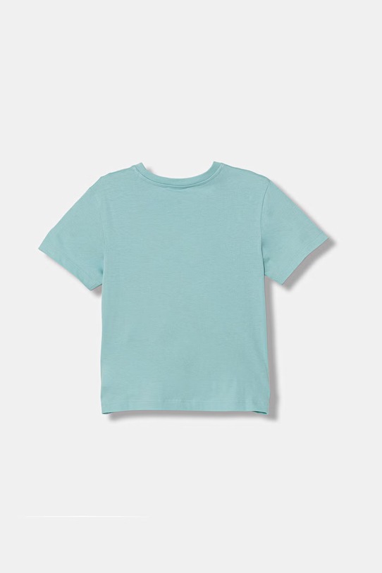 United Colors of Benetton tričko dětské bavlněné 3I1XG10NB.P.seasonal tyrkysová SS26