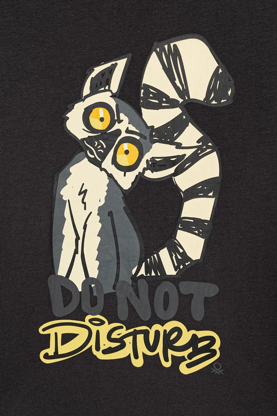 Băieți United Colors of Benetton tricou pentru copii din bumbac 3I1XC10TV.G.seasonal gri