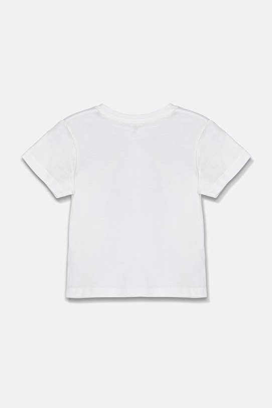 United Colors of Benetton tricou pentru copii din bumbac 3I1XA1078.W.seasonal alb SS26