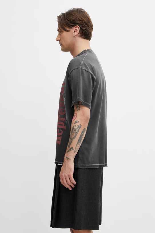 Represent LOADED WITH LOVE t-shirt bawełniany męski MLM100682.04 szary SS26