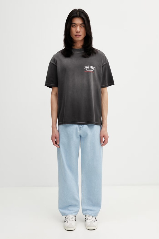 Represent 24 HOUR SERVICE T-shirt męski bawełniany MLM100768.04 szary