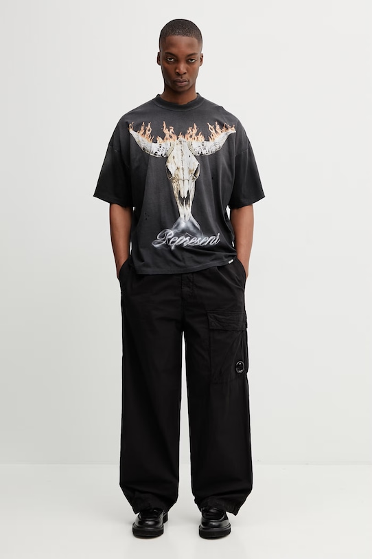 Represent t-shirt BRITISH COWBOYS MLM100592.04 czarny