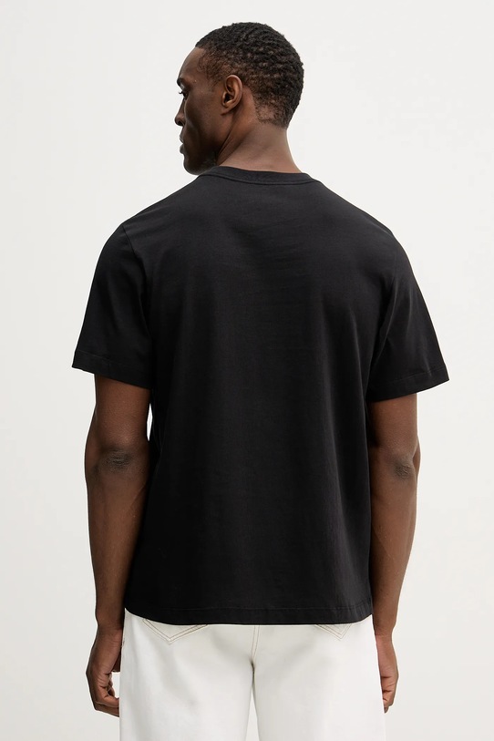 Ρούχα Βαμβακερό μπλουζάκι Calvin Klein Jeans LV04RE802G μαύρο