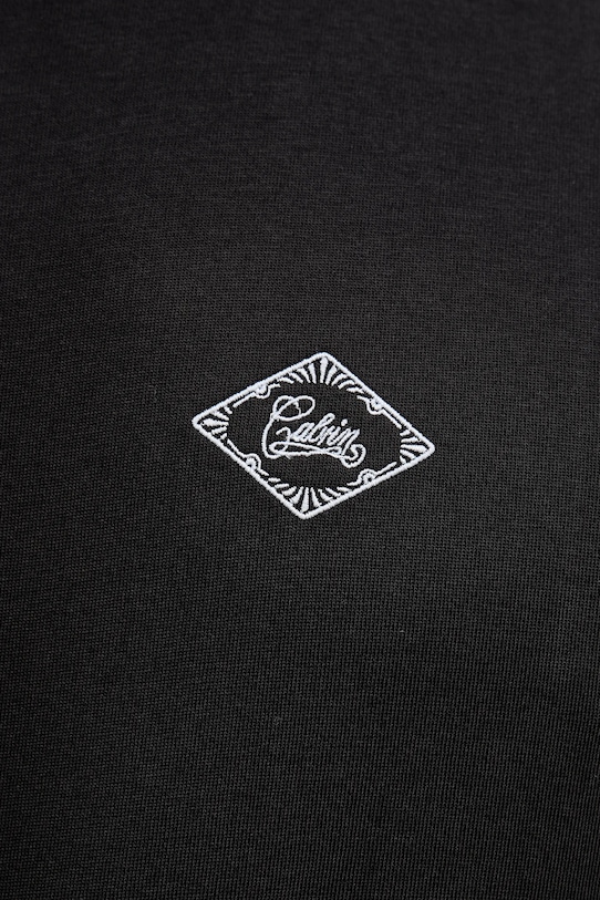 Βαμβακερό μπλουζάκι Calvin Klein Jeans LV04RE802G μαύρο