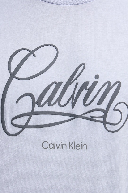 Calvin Klein Jeans t-shirt bawełniany LV04RE804G niebieski