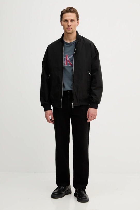 Calvin Klein Jeans t-shirt bawełniany LV04RE815G szary SS26