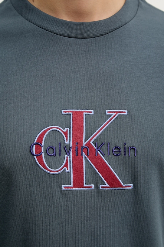Calvin Klein Jeans t-shirt bawełniany LV04RE815G szary