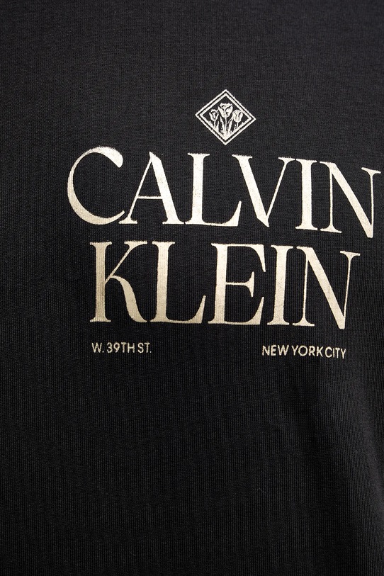 Βαμβακερό μπλουζάκι Calvin Klein Jeans LV14RE801G μαύρο