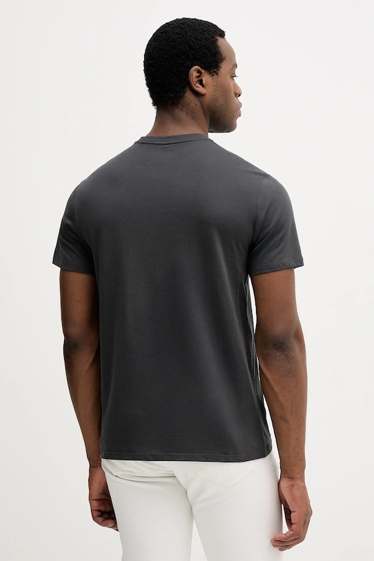 Ρούχα Βαμβακερό μπλουζάκι Calvin Klein Jeans LV14RE817G μαύρο