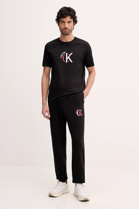 Calvin Klein Jeans t-shirt bawełniany LV14RE829G czarny SS26