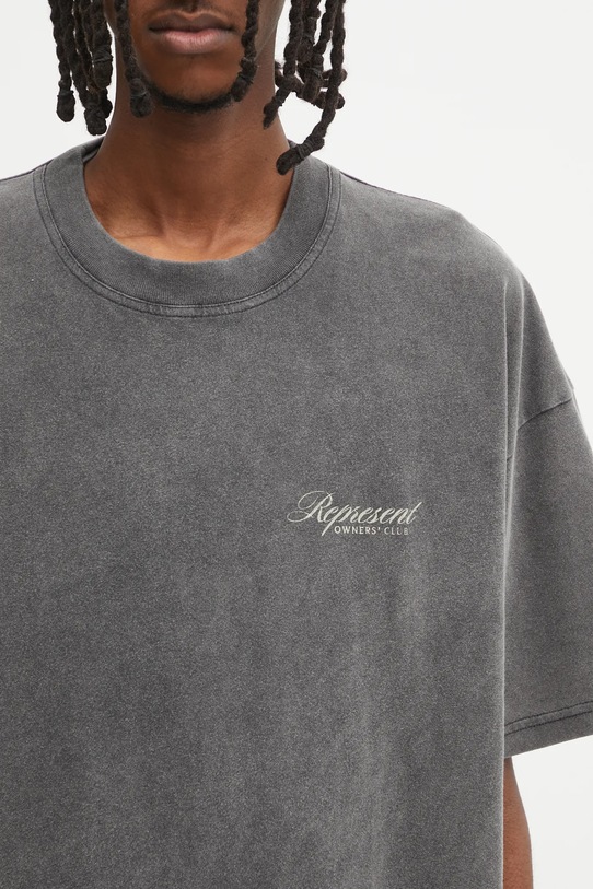 Represent t-shirt bawełniany Represent Owners Club szary OCM41201.47
