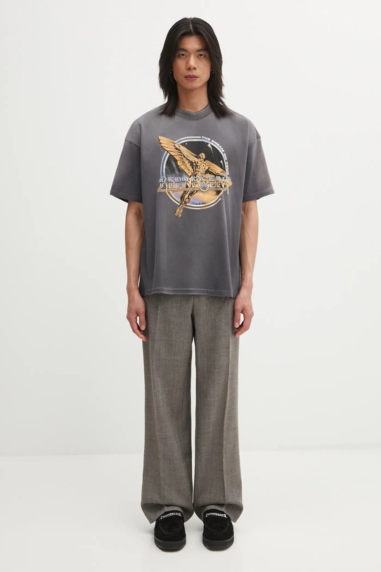 Represent t-shirt bawełniany Golden Tour MLM100823.46 szary