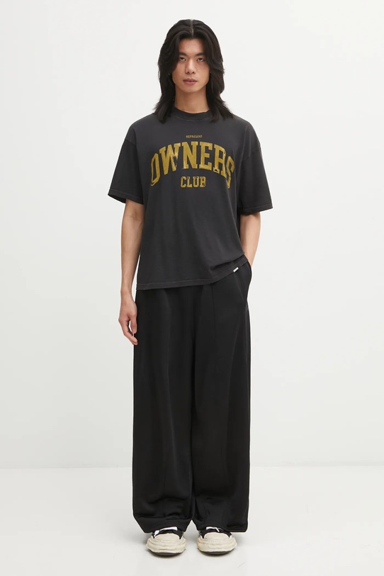 Represent t-shirt bawełniany Owners OCM100047.02 szary