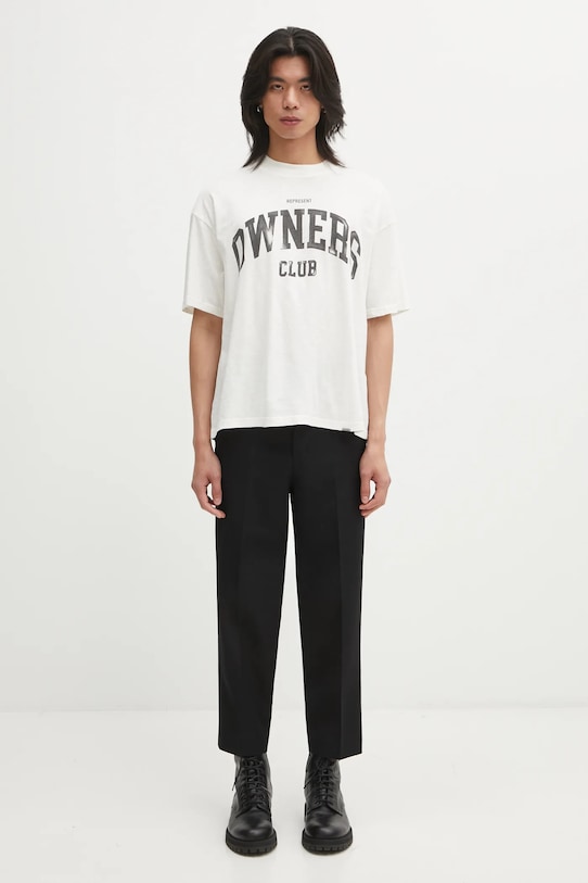 Represent t-shirt bawełniany Owners OCM100047.72 beżowy