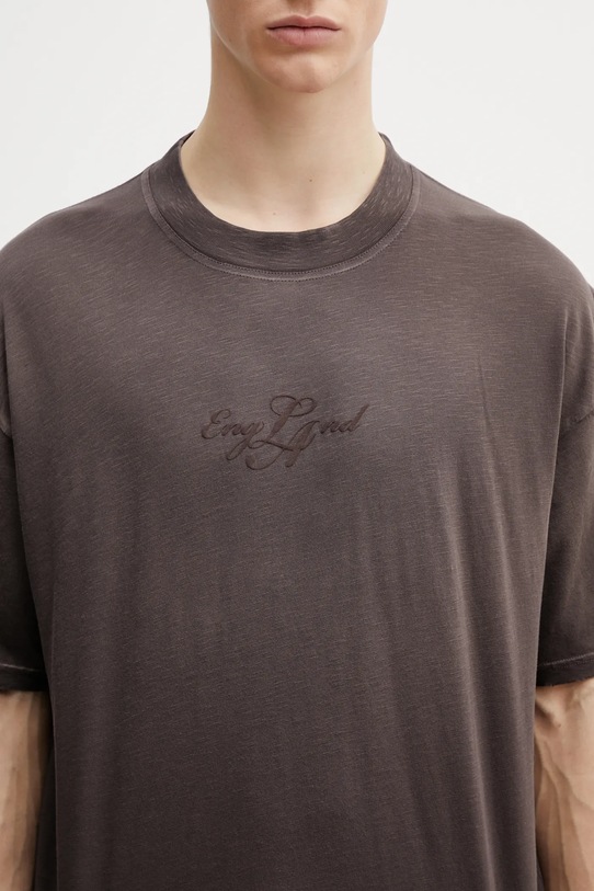 Represent t-shirt bawełniany England brązowy MLM100873.17
