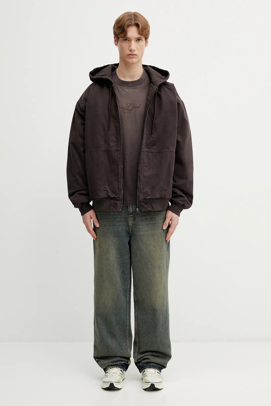 Represent t-shirt bawełniany England MLM100873.17 brązowy