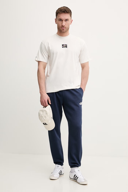 Salomon t-shirt bawełniany WILD RAYS LC2845500 beżowy SS26