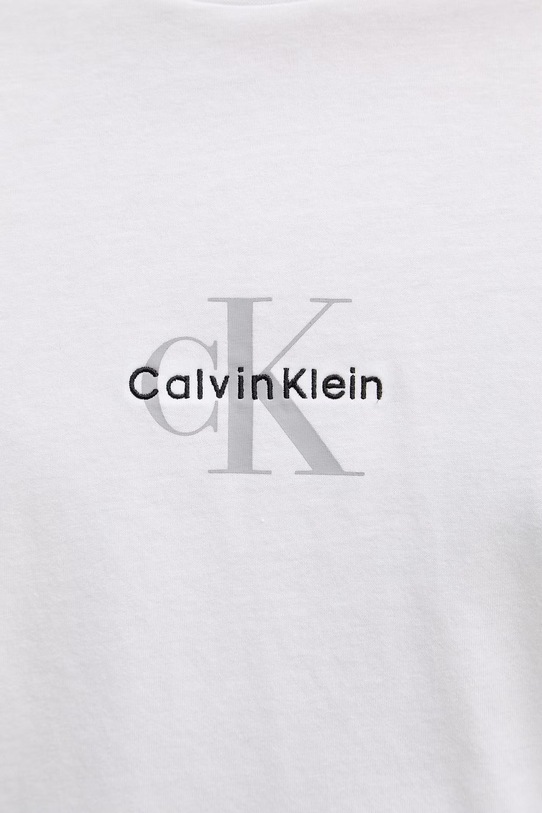 Calvin Klein Jeans tričko pánske bavlnené LV04RB866G biela