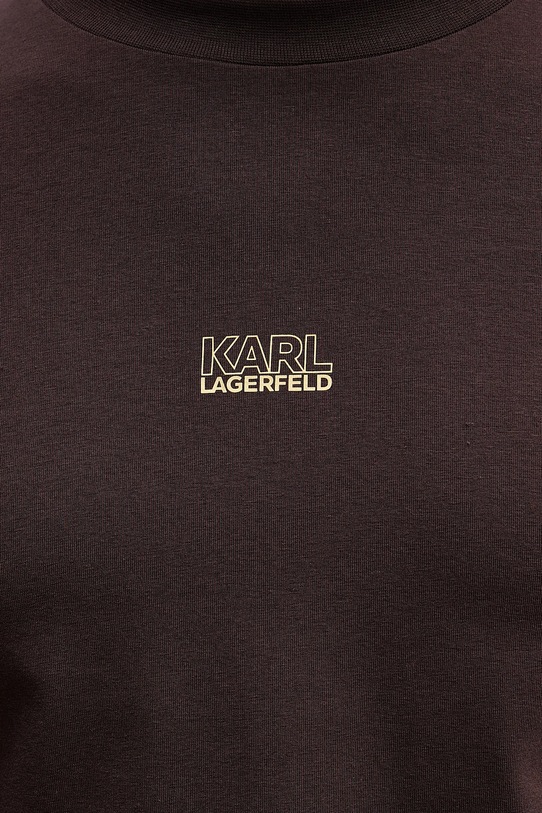 Karl Lagerfeld t-shirt 561235.755034 brązowy